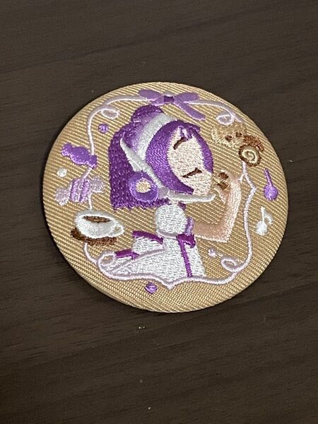 おジャ魔女どれみ 刺繍缶バッジ おんぷ