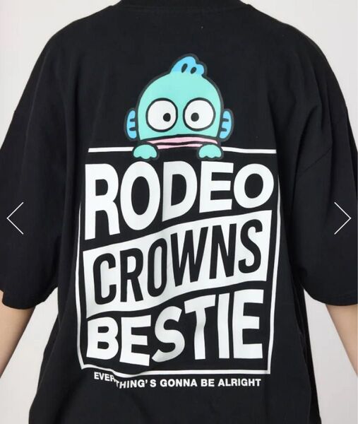 ロデオクラウンズコラボサンリオキャラクターズボックスロゴTシャツ ハンギョドン