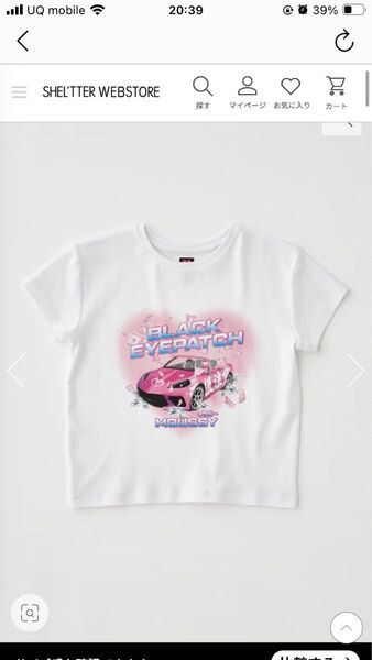 BEP グラフィック BABY TEE blackeyepatch Tシャツ