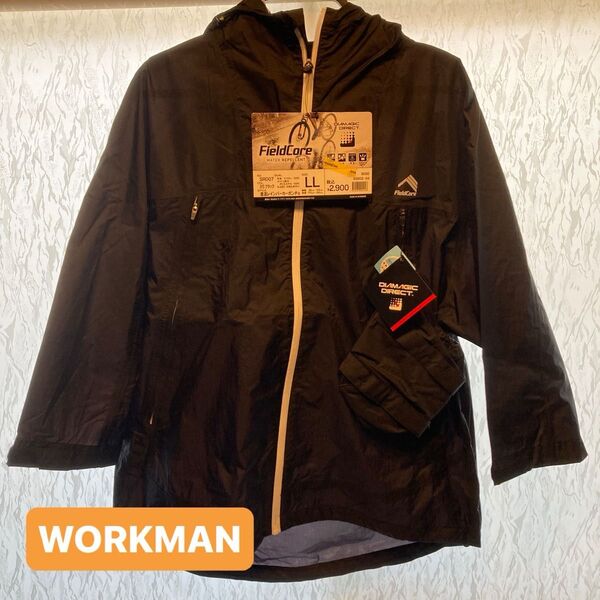 ●WORKMAN■ワークマン■透温レインパーカー■ポンチョ◆七分袖●サイズLL◆ユニセックス