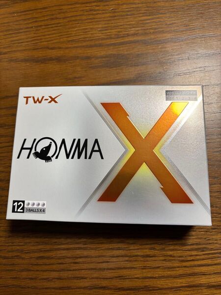 本間ゴルフ TW-X 2024年モデル 1ダース ホワイト
