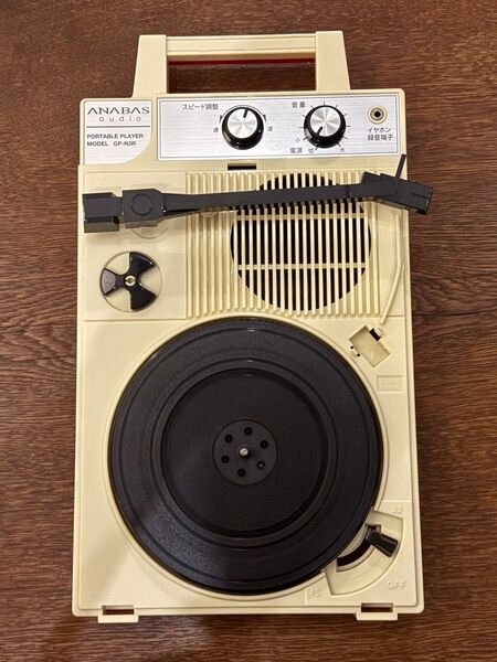 ANABAS ポータブルレコードプレーヤー GP-N3R #コロムビア GP-3