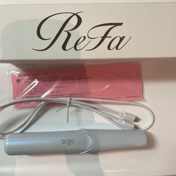 リファ フィンガーアイロン RE-AS-02A ReFa ホワイト ヘアアイロン ストレートアイロン