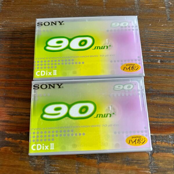SONY ソニー ハイポジションカセットテープ C-90CDX2H 90分