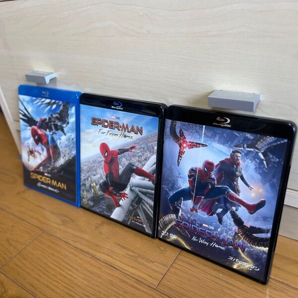 スパイダーマン ブルーレイ 全3作品セット トムホランド ホームカミング ファーフロムホーム ノーウェイホーム Blu-ray