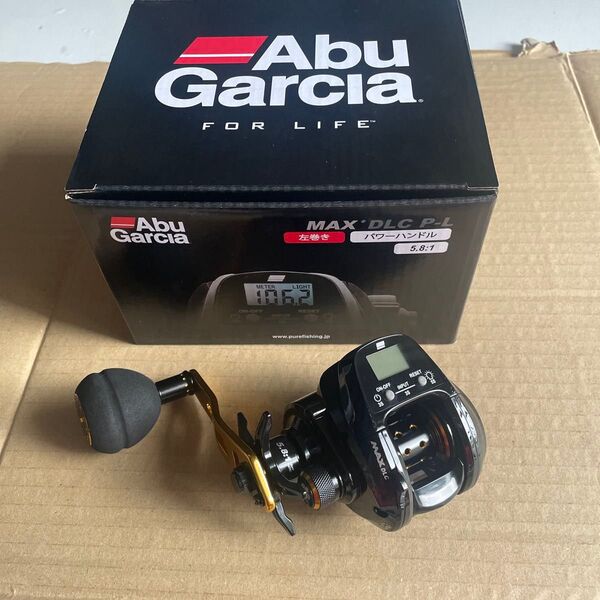 アブガルシア Abu Garcia MAX DLC P-L 左巻き パワーハンドル 5.8:1