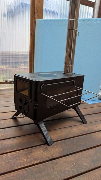 価格応談可能!!完全オリジナル 薪ストーブ 防火布付き アウトドア BBQ キャンプ