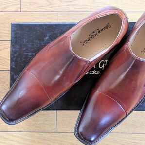 BUMP N' GRIND 本革 ビジネスシューズ スリッポン GB-2790 サイズ41(約25.5㎝)茶色