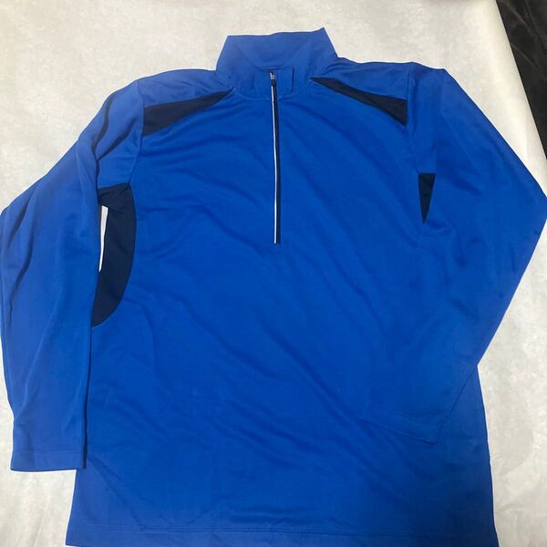 メンズ 長袖ハーフジップ アンダーセキュリティスポーツ スポーツシルエット サイズ2L