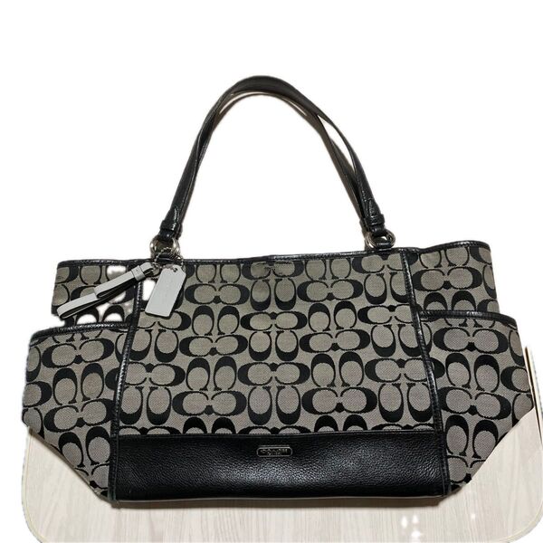 COACH コーチ シグネチャー トートバッグ ブラック