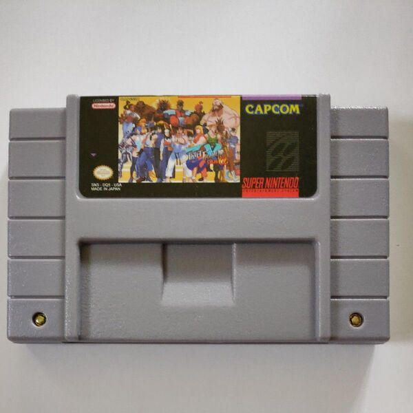 海外スーパーファミコン (SNES)ストリートファイターE X +α ( 要 カートリッジ 変換コンバーター 必須)