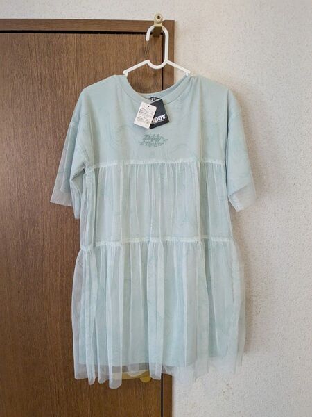 べべ チュールワンピース 160 ミントグリーン 新品
