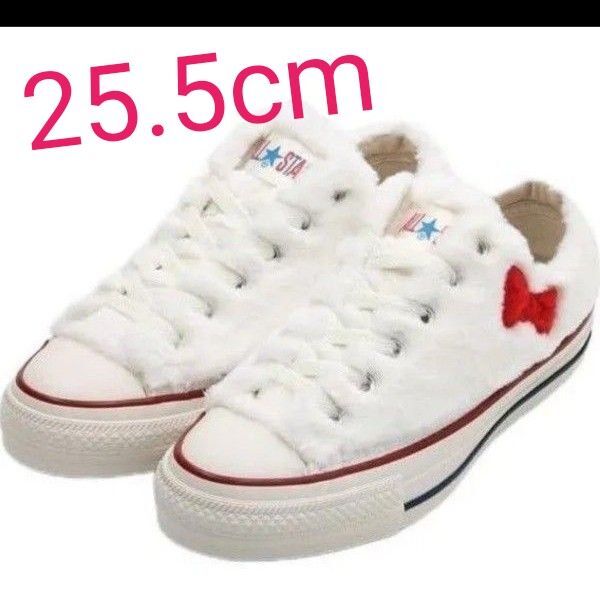 25.5cm 【CONVERSE】ALL STAR HELLO KITTY OX 1SD513 WHITE