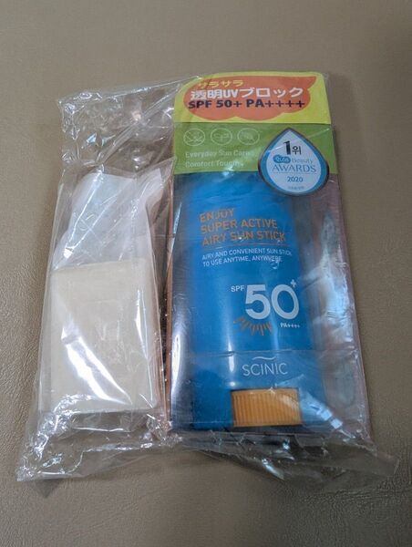 サイニック SCINIC 日焼け止め スティック エンジョイ スーパー アクティブ SPF50+ PA++++ 15g