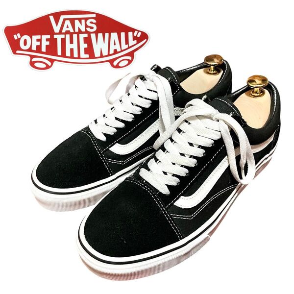 バンズ VANS スニーカー 24.5cm 黒 ブラック ヴァンズ オールドスクール 使用1回のみ!OLDSKOOL US6.5