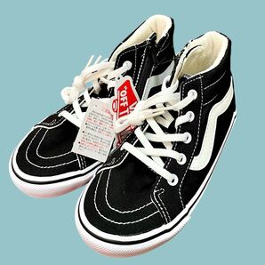 新品未使用 バンズ VANS スニーカー 19cm 黒 ブラック ヴァンズ SK8 HI スケートハイ キッズ