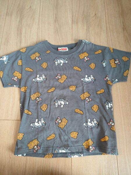 トムとジェリーTシャツ 120cm グレー