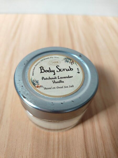 SABON ボディスクラブパチュリ・ラベンダー・バニラ 60g サボン