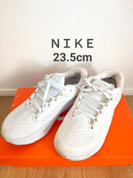 NIKE スニーカー 23.5cm ホワイト エア ズーム ストラクチャー 24 レディース ナイキ