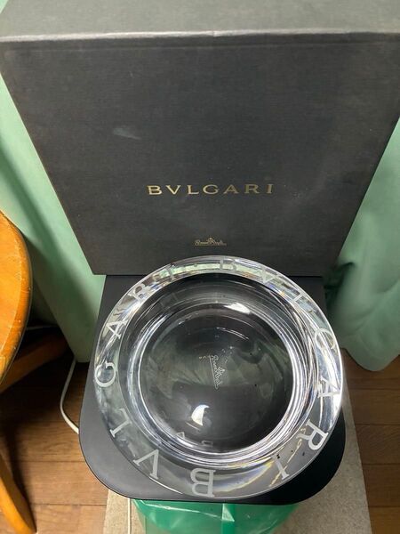 BVLGARI ブルガリ 灰皿 ashtray ブランド タバコ 小物入れ クリスタル 新品 未使用