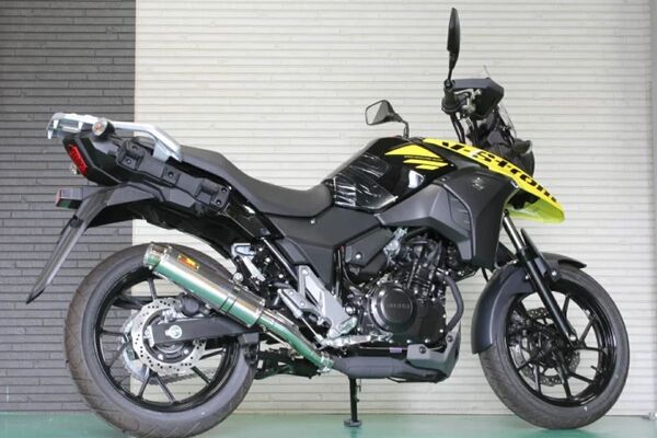新品 未使用 在庫有平日即日発送 Realize スズキ Vストローム250/バイクマフラー Aria (TypeS)