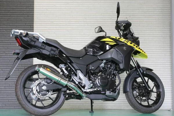 新品 未使用 在庫有平日即日発送 Realize スズキ Vストローム250/ABS Aria (TypeC)バイクマフラー