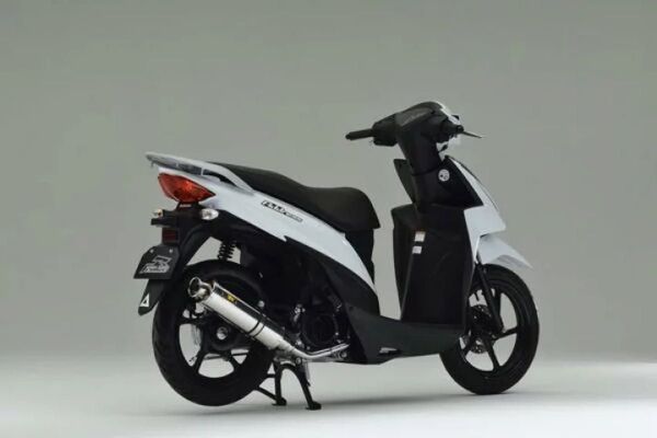 新品 未使用 在庫有平日に即日発送 Realize スズキ アドレス110 (CE47A) バイクマフラー 22Racing