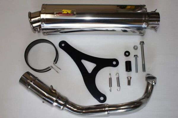 新品 未使用 在庫有平日即日発送 Realize スズキ アドレス125 (2BJ-DT11A) バイクマフラー 22Racing