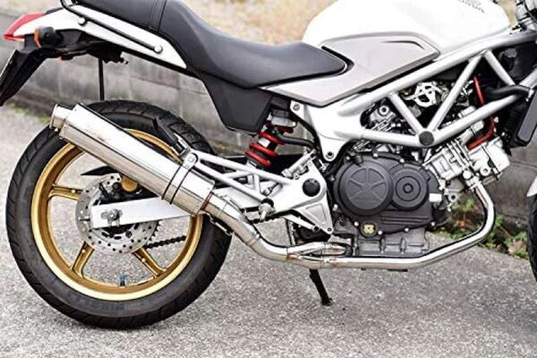 新品 未使用 在庫有平日に即日発送Realize ホンダ VTR250 (MC33) バイクマフラー Aria (TypeC)