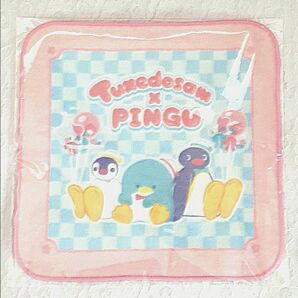 ピングー × タキシードサム コラボ タオルハンカチ