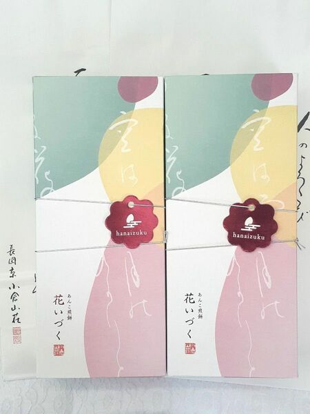 小倉山荘 ☆新商品☆あんこ煎餅「花いづく」 6個入 × 2箱 未開封発送