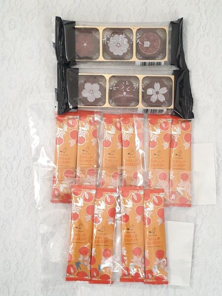 ベルプラージュ「チョコレートソレイユ」& モンロワール「桜花紋」