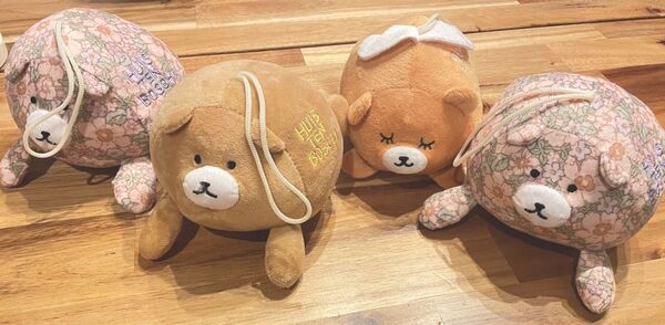 長崎ハウステンボスの巨大ガチャクマのぬいぐるみキーホルダーブラウン ぬいぐるみ 限定品