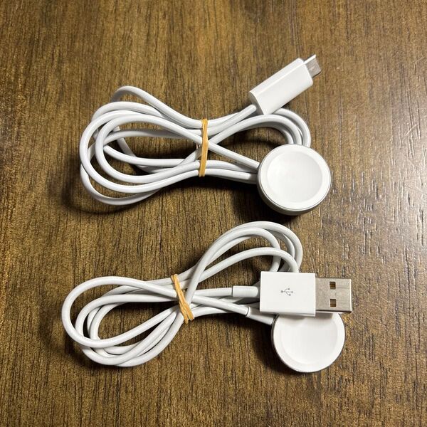 Apple Watch 充電ケーブル USB type-A+type-C 2個セット