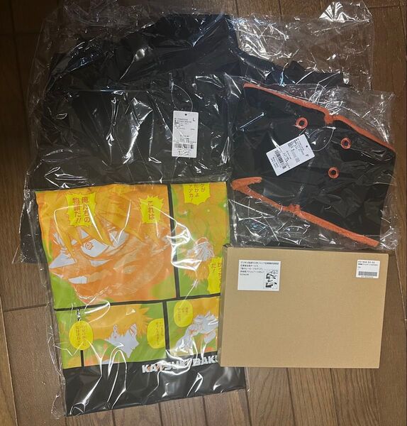 僕のヒーローアカデミア ヒロアカ 爆豪勝己 Earthコラボ ブルゾン スヌード 原画風アクリルボード バースデーTシャツ