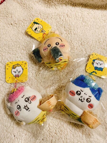 ちいかわ 節分だ!!マスコット ちいかわ ハチワレ うさぎ 3点セット