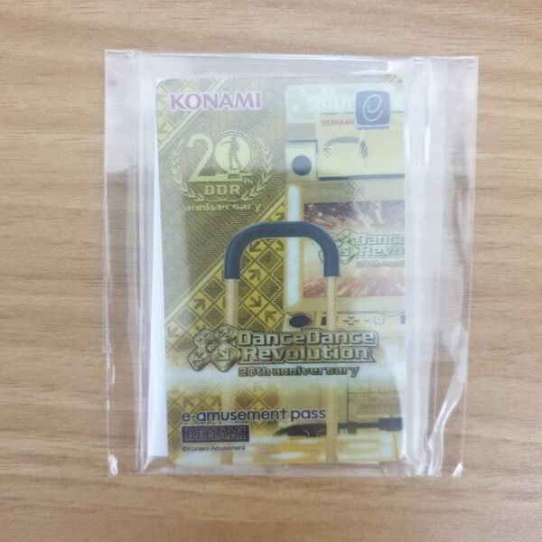 e-amusement pass メタリック DDR 20th