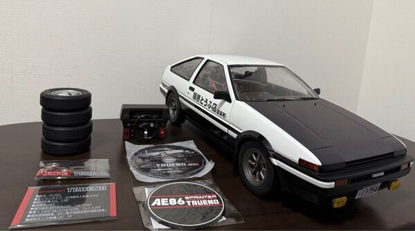 ディアゴスティーニ1/8 頭文字DのAE86ハチロクカスタム完成品