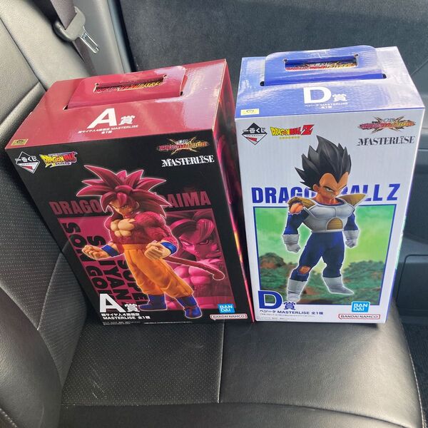 一番くじ ドラゴンボール オムニバスCROSS A賞 超サイヤ人4孫悟空 D賞 ベジータ おまけ付き