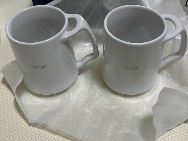 ◎新品未使用◎DANSK ダンスク コベンスタイル マグカップ ホワイト ペア