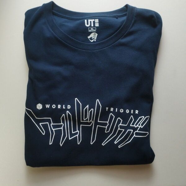 ワールドトリガー Tシャツ ユニクロ UNIQLO レプリカ ロゴ ワートリ ジャンプ50周年記念 XL