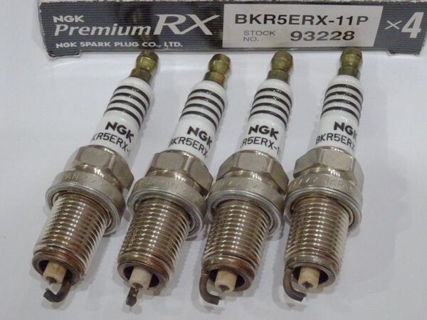 NGKスパークプラグ BKR5ERX-11P 4本セット 中古品