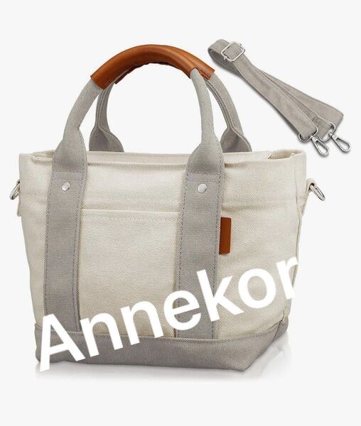 トートバッグ レディース 帆布 キャンバス ランチバッグ バッグ 小さめ おしゃれ かわいい アンコール Annekor 母の日
