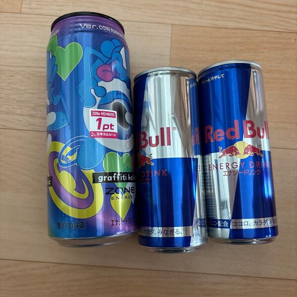 ZONE 500ml レッドブル250ml×2本