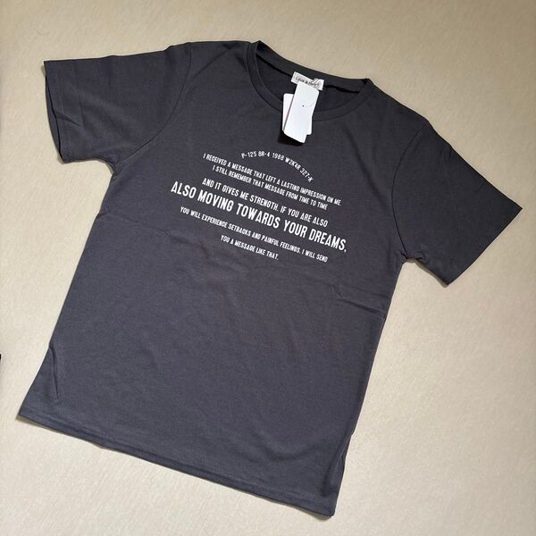 レディース Tシャツ グレー 未使用 色違い黒も出品中です 価格相談不可m(_ _)m