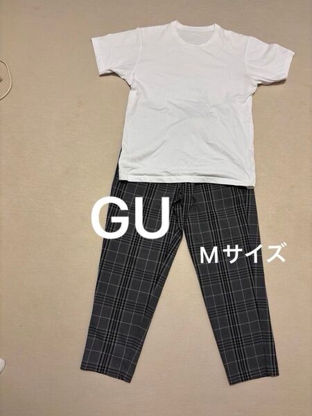GU チェック パンツ メンズ Mサイズ チェック柄 値下げ不可