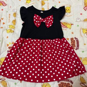 女の子 ワンピース ミニーちゃん 90サイズ 美品!!
