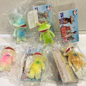 墓場の画廊 ブルマァク ちびカネゴン 蓄光 5色セット ソフビ フィギュア ウルトラQ CCP ウルトラマン