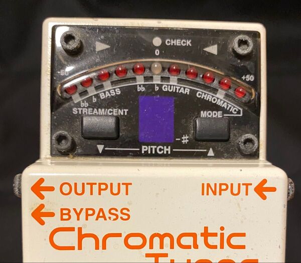 【中古】 クロマチックチューナー エフェクター BOSS TU-2 Chromatic Tuner ペダルチューナー箱付き