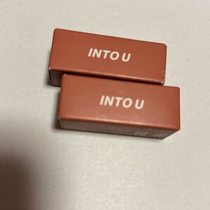 INTO U 口唇 マットリップ&チーク 2本セット リップ チーク